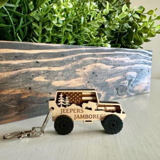Image of the Jeepers Jamboree keychain