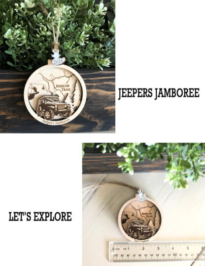 2025 Rubicon Trail Christmas Ornaments