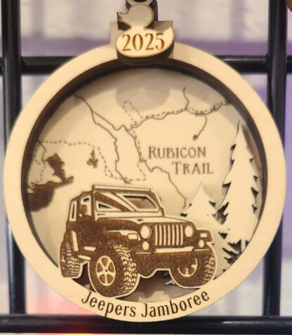 2025 Rubicon Trail Christmas Ornaments