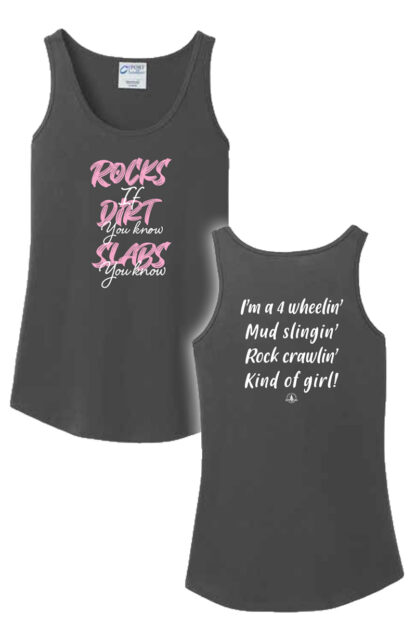 Ladies Rocks Dirt Slabs Tank Top