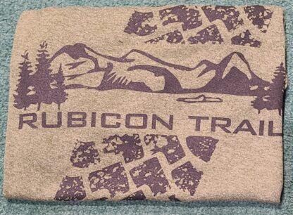 Rubicon Trail Tire Tread T-Shirt - Olive Drab