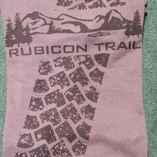 Youth Rubicon Trail Tire Tread T-Shirt - Charcoal