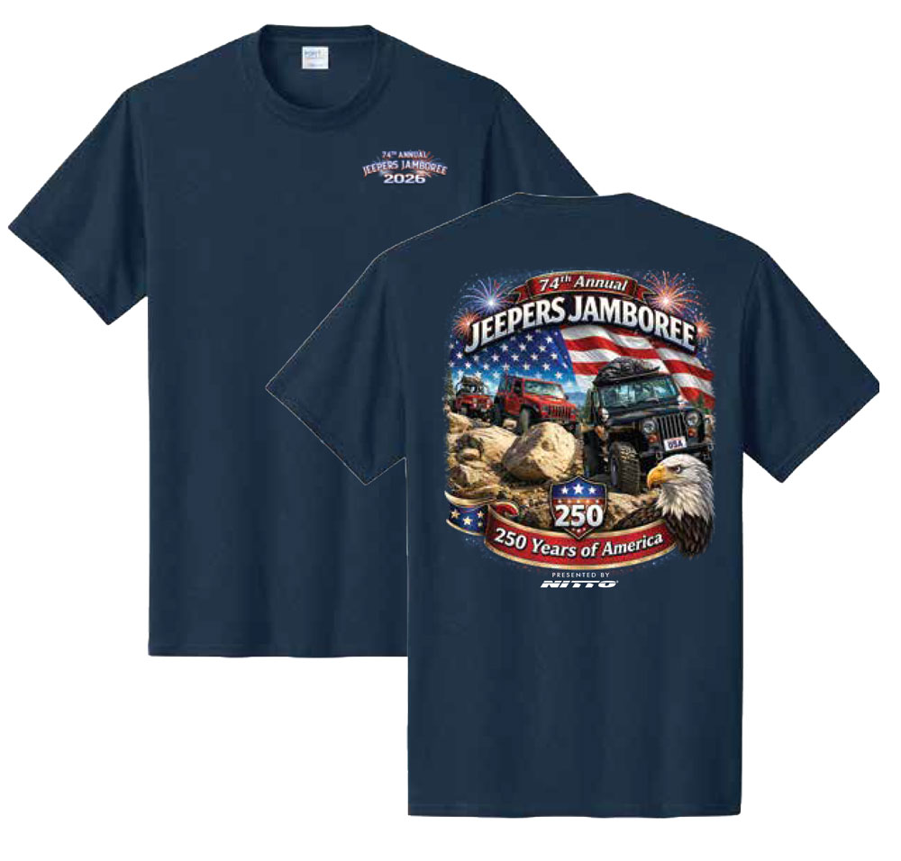 74th Jeepers Jamboree Event T-Shirt