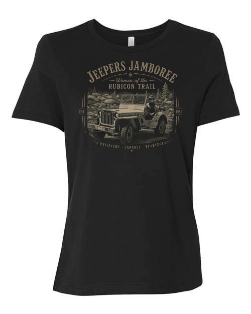 Ladies Vintage Jeep T-Shirt