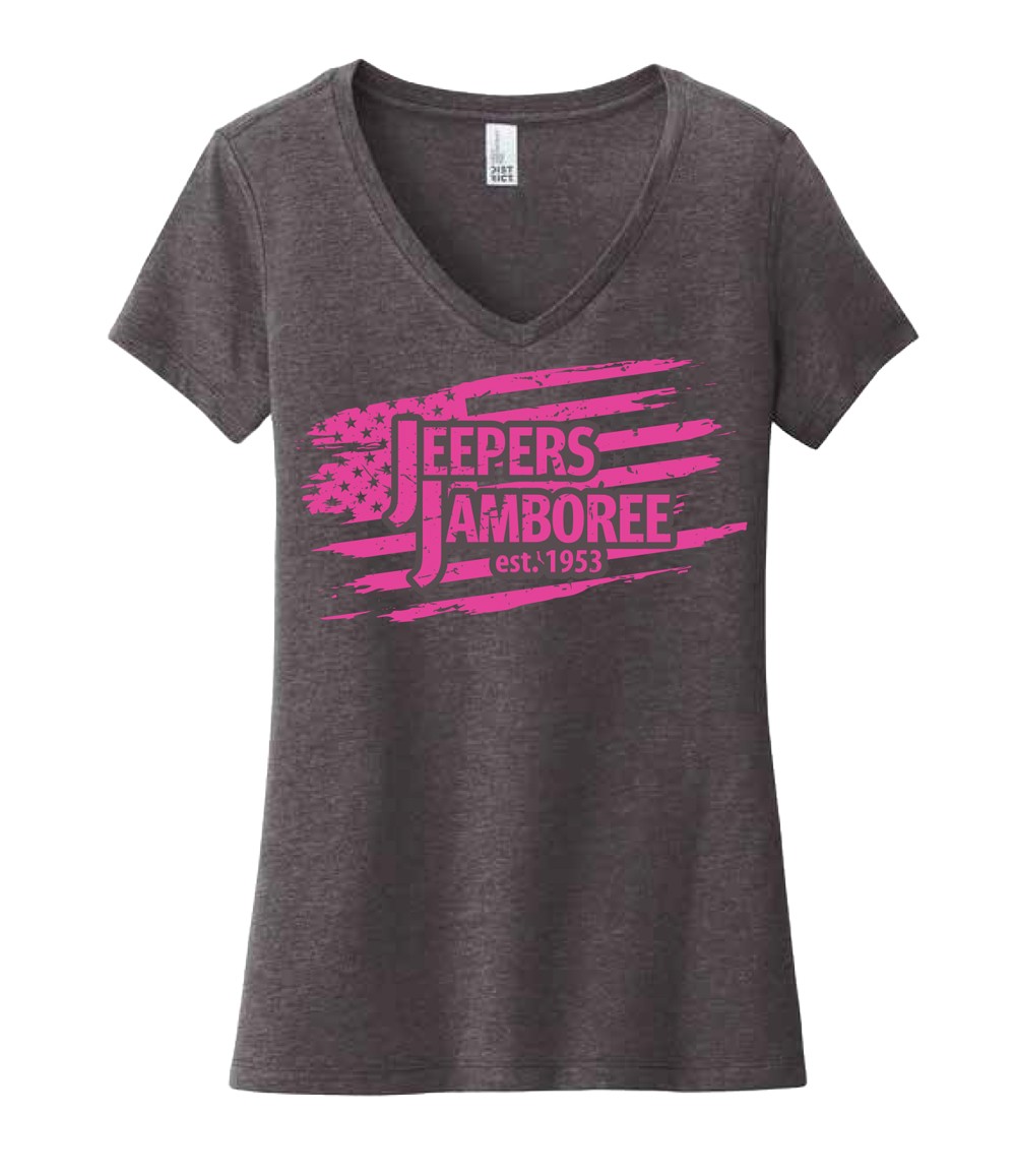 Women's Jeepers Jamboree Flag T-Shirt