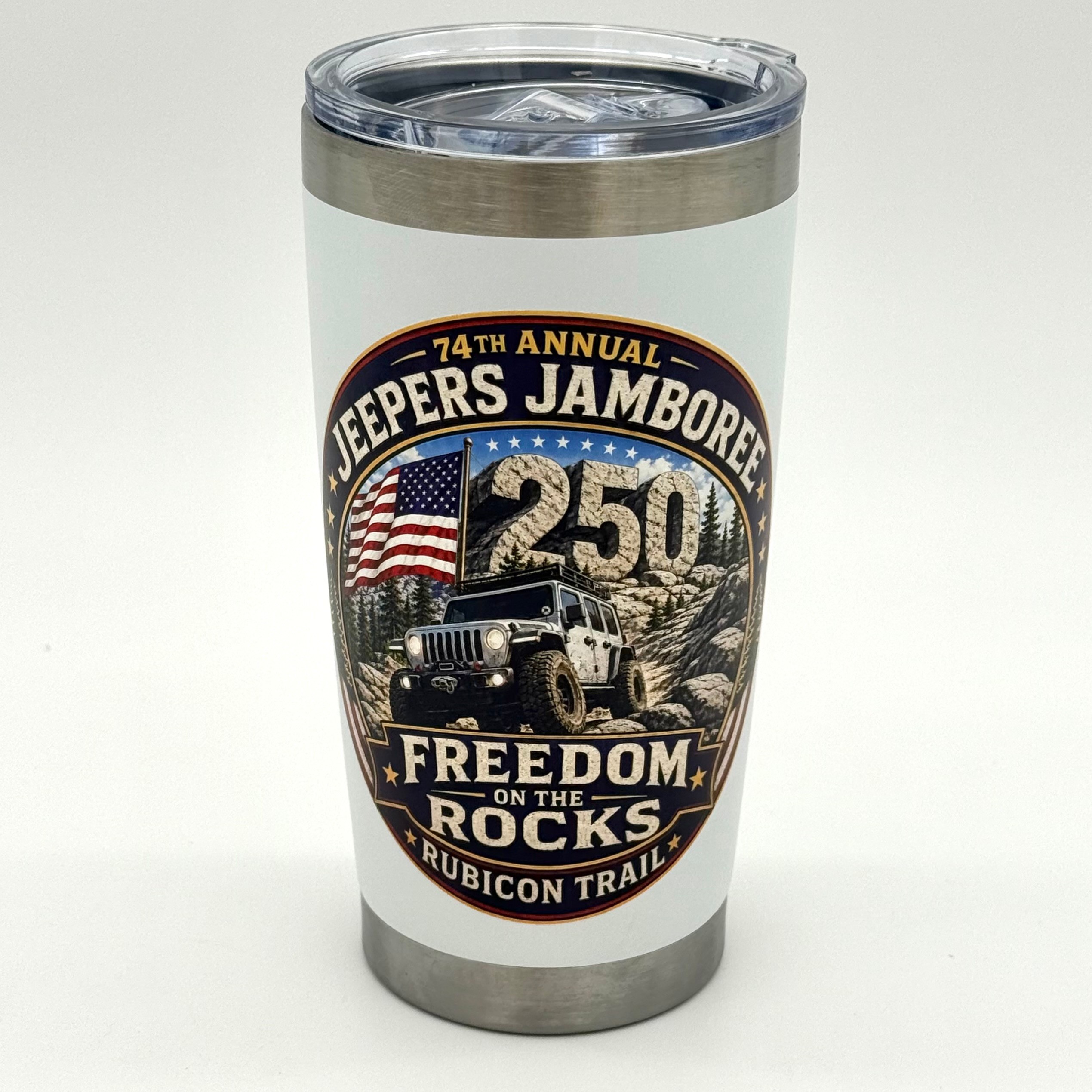 Jeepers Jamboree Freedom On The Rocks Hot/Cold Tumbler